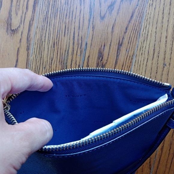 Coach Kitt Messenger Crossbody Bag Deep Blue - Picture 10 of 12